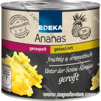 EDEKA ananas strouhaný 432 g