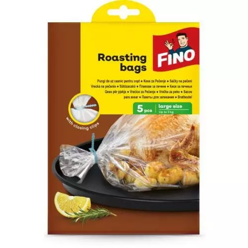 Fino sáčky na pečení xl 35x43cm 5 ks