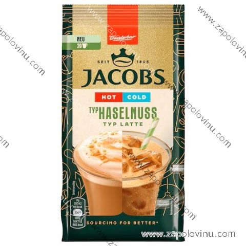 Jacobs Kaffee Instant Hot Cold Typ Haselnuss Latte 340g