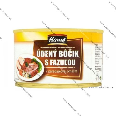 Hamé uzený bůček s fazolí 400g