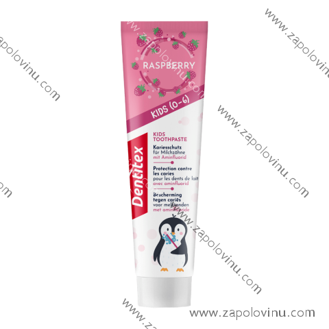 DENTITEX Dětská zubní pasta od 0 do 6 let malinová 100 ml