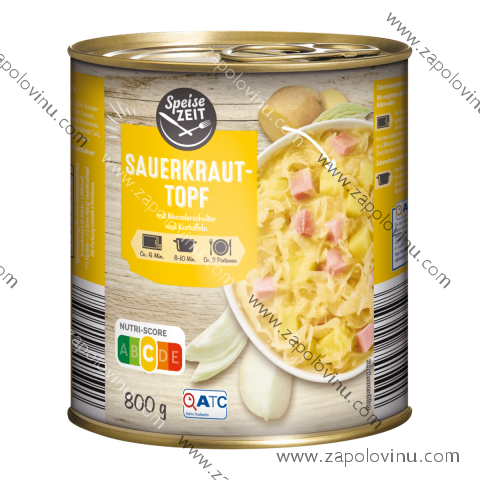 Speise Zeit Hrnec s kysaným zelím, plecí Kasseler a bramborami 800g
