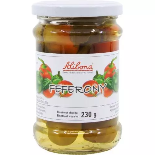 Alibona feferony 230g
