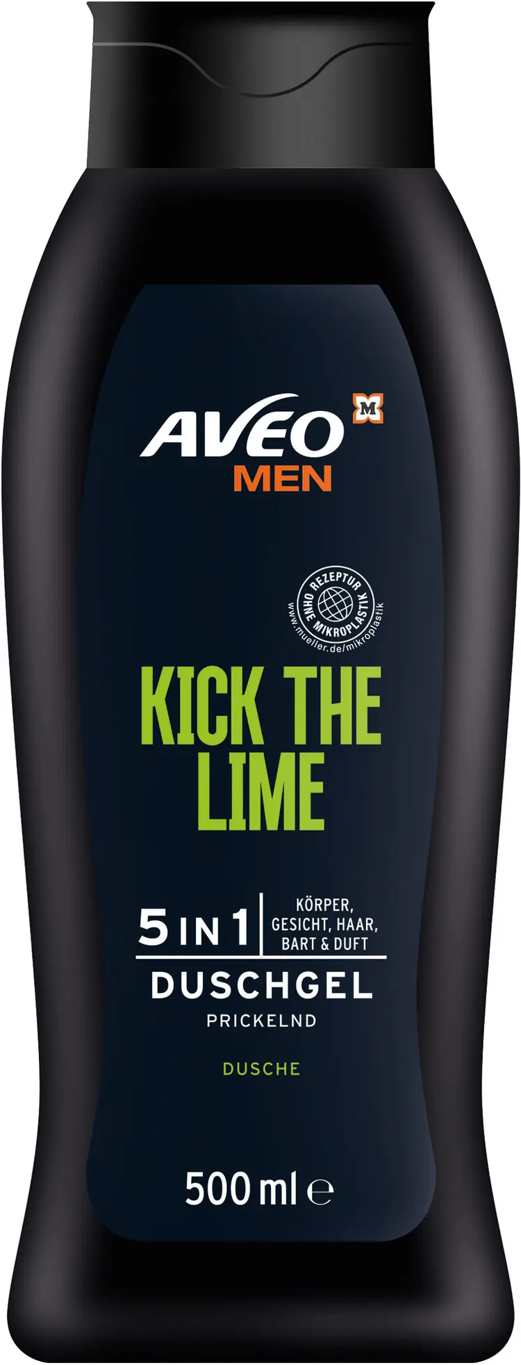 AVEO MEN sprchový gel Kick the Lime 5v1 500 ml
