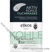 EDEKA elkos Pleťová maska s aktivním uhlím