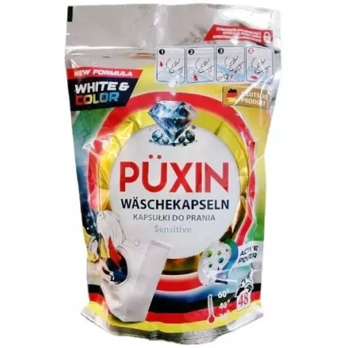 Püxin prací kapsle 48ks White and Color