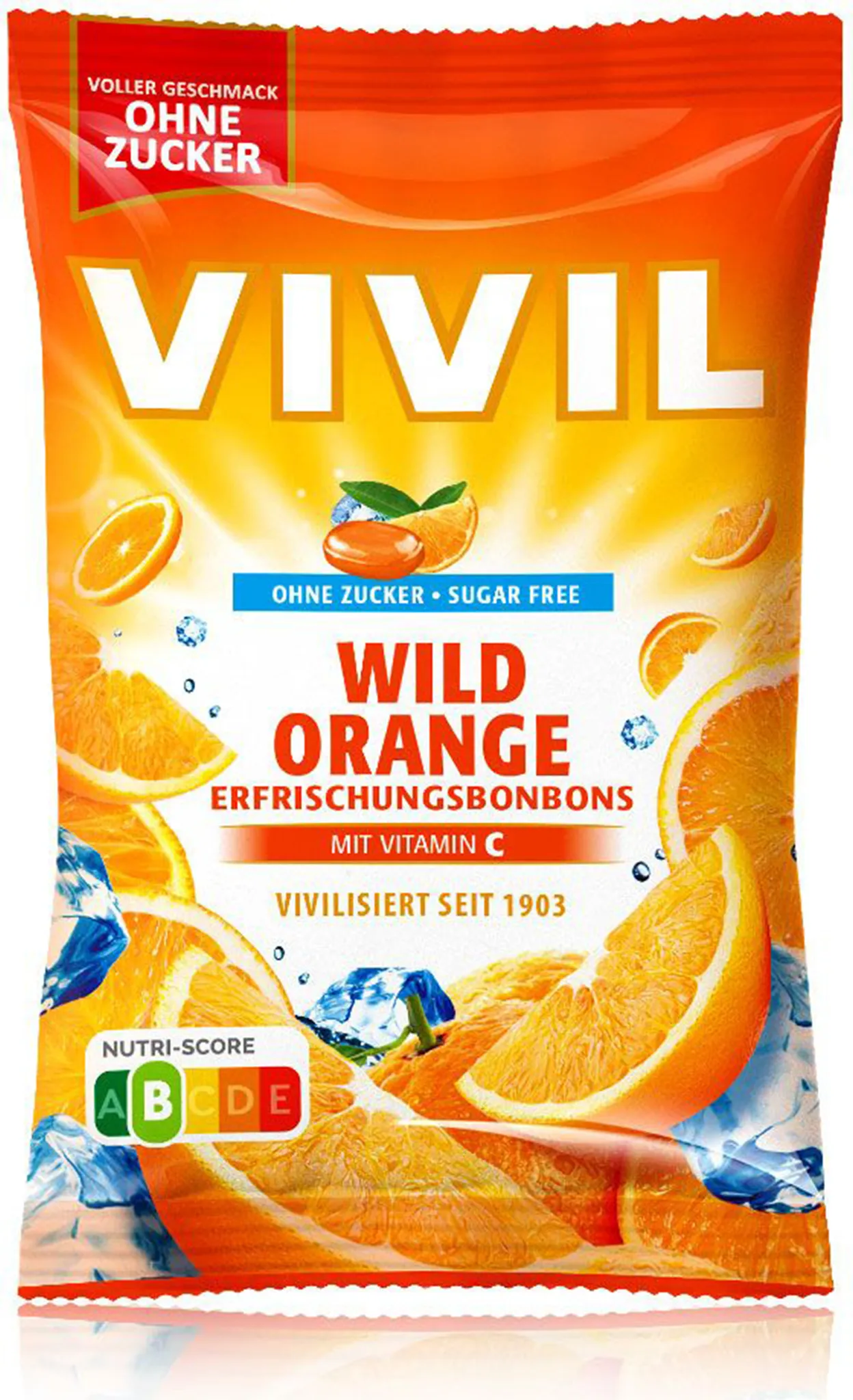 VIVIL Osvěžující s příchutí divokého pomeranče bez cukru 120g