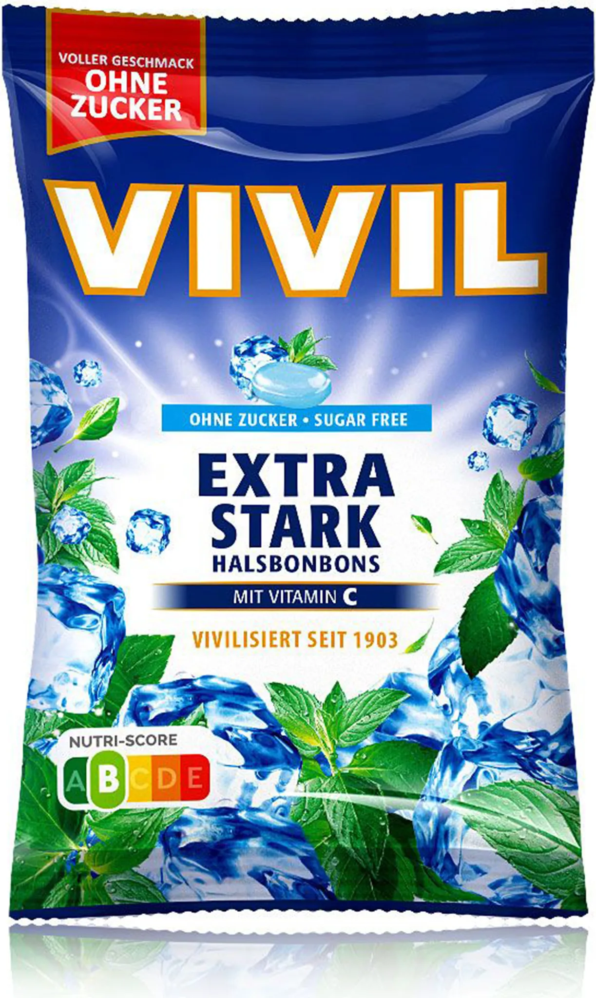 VIVIL Extra silné na krk bez cukru s vitamínem C 120g