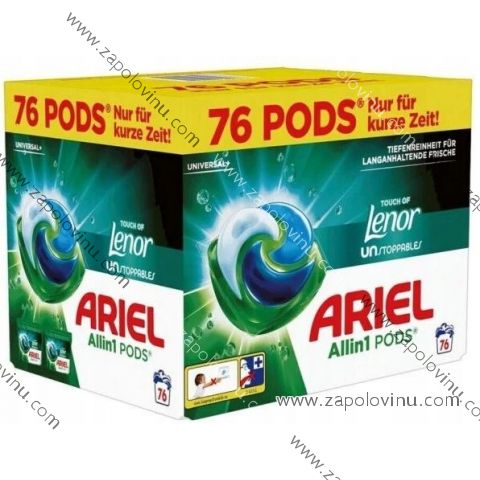 Ariel Kapsle na praní All in1 Pods Universal+ Lenor 76 PD