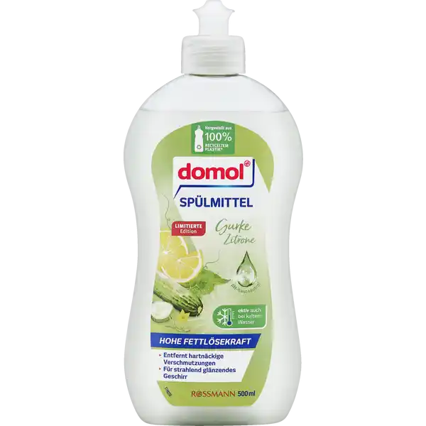Domol prostředek na nádobí okurka a citron 500ml