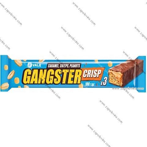 GANGSTER Vale tyčinka karamel, arašídy a křupínky 100g