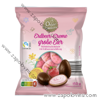 Oster Phantasie vejce s mléčné čokolády s jahodovým krémem 150g