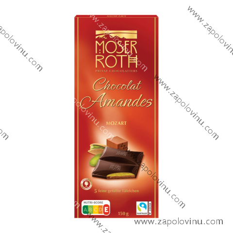 MOSER ROTH Chocolat Amandes Mozart 150g