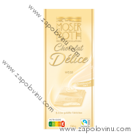 MOSER ROTH Chocolat Délice BÍLÁ ČOKOLÁDA 150g