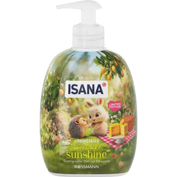 ISANA Krémové mýdlo Sweet Like Sunshine 500 ml