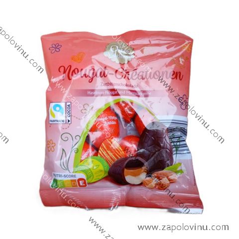Oster Phantasie vejce s hořké čokolády s oříškovým krémem nugátem a marcipánem 150g