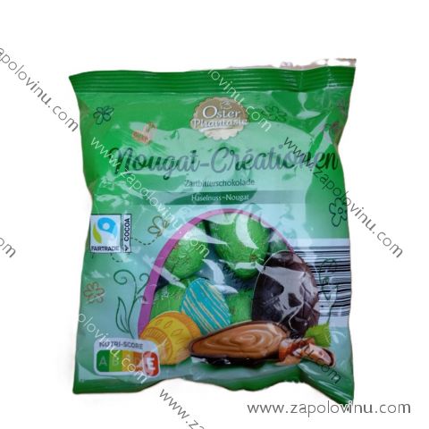 Oster Phantasie vejce s hořké čokolády oříškovým nugátovým krémem 150g