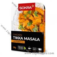 Sokra Kuřecí Tikka Masala s vařenou rýží 330g