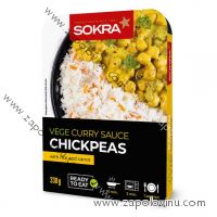 Sokra Vege cizrna v kari omáčce 330g