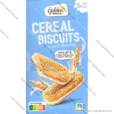 Golden Bidge sendwich cererální sušenky s jogurtem 253g
