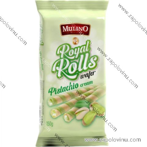 Mulino Royal Rolls trubičky Pistachio Cream 150g