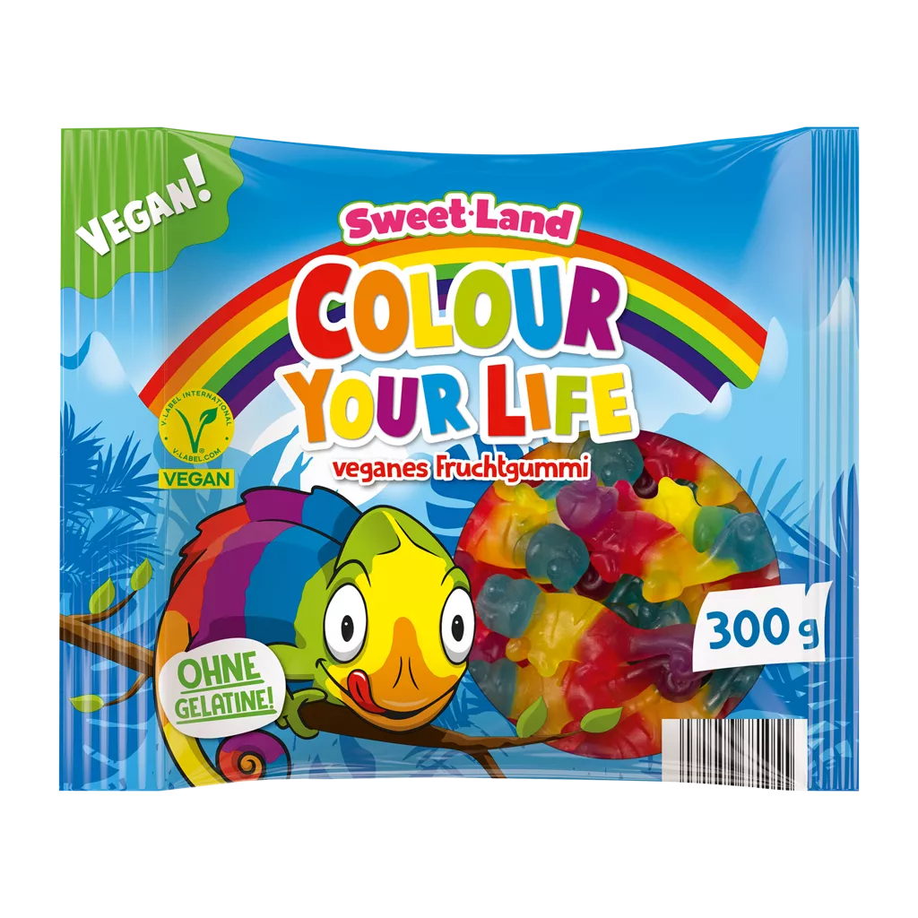 Sweet Land Gumové Bonbóny Colour Your Life 300g