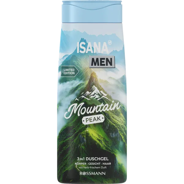 ISANA Men Sprchový gel 3v1 Mountain Peak 300 ml