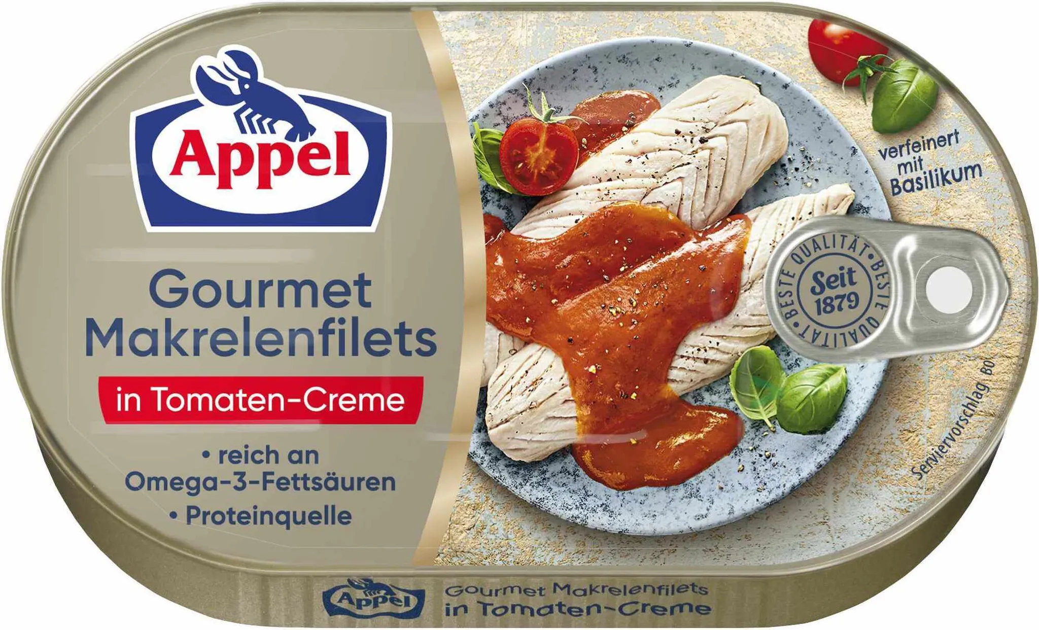 Appel Filety z makrely v krémové omáčce z rajčat  200g