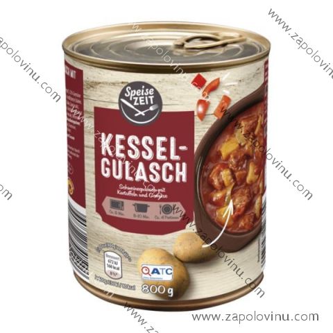 Speise Zeit Vepřový Kessel guláš brambory paprika houby 800g