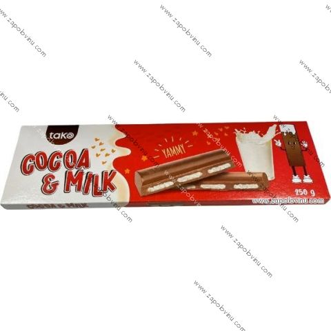 Tako Cocoa cream milky čokoláda 250 g
