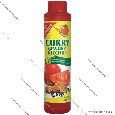 G+G Curry kořeněny kečup 875ml