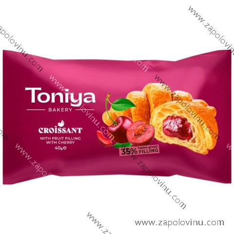 Toniya croissant cherry filling 40g