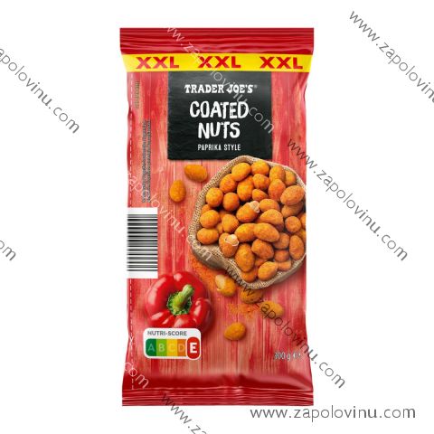 TRADER JOE'S Arašídy v těstíčku s paprikou 300g