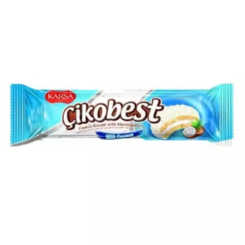 Karsa Cikobest marshmallow bílá čokoláda s kokosem 48g