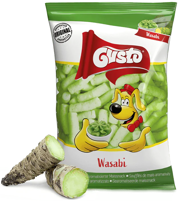 Gusto kukuřičné křupky wasabi 80 g