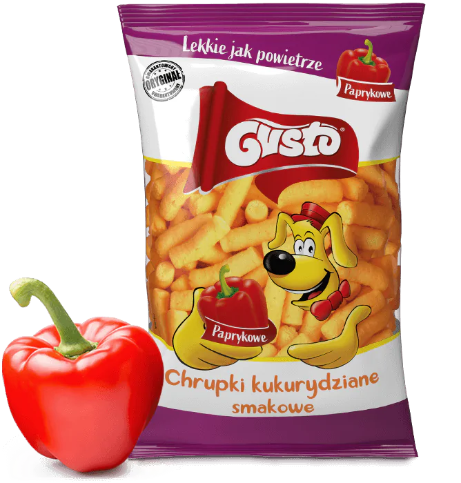 Gusto kukuřičné křupky paprika 80 g