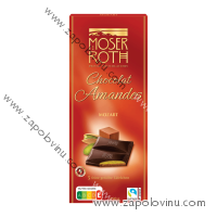 MOSER ROTH Chocolat Amandes Mozart 150g Datum minimální trvanlivosti 1.7.2026
