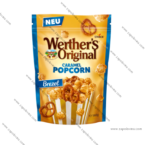 WERTHER'S ORIGINAL KARAMELOVÝ POPCORN PRECLÍK 140G