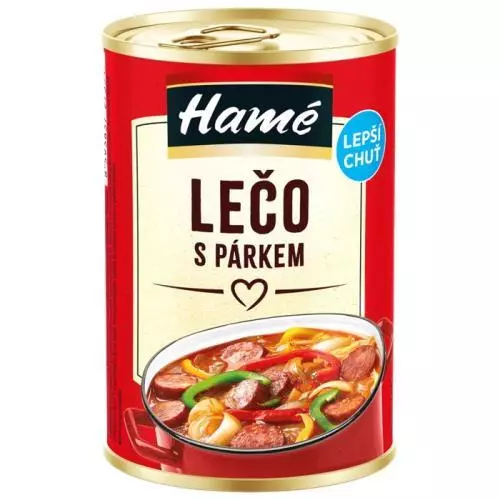 Hamé lečo s párkem 415g