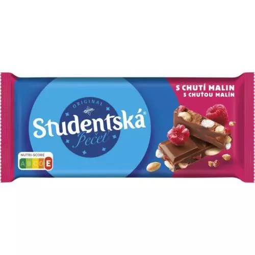 Orion Studentská Pečeť čokoláda mléčná malina 170g