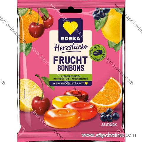 EDEKA Barevné ovocné bonbóny 200G