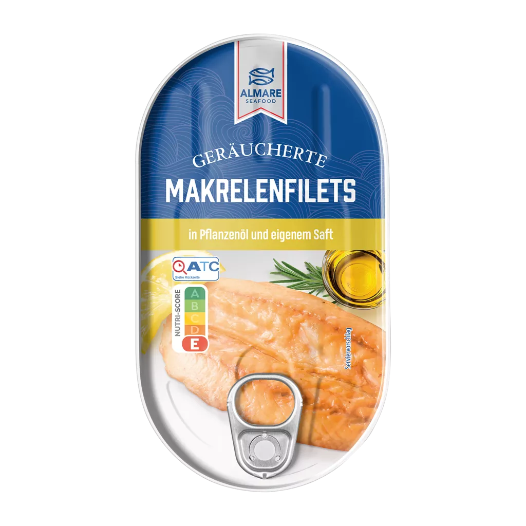 Almare Filety z makrel v slunečnicovém oleji 125g
