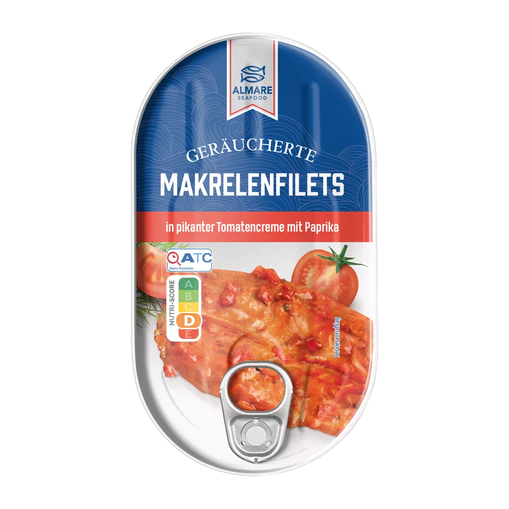 Almare Filety z makrel v rajčatové omáčce 125g