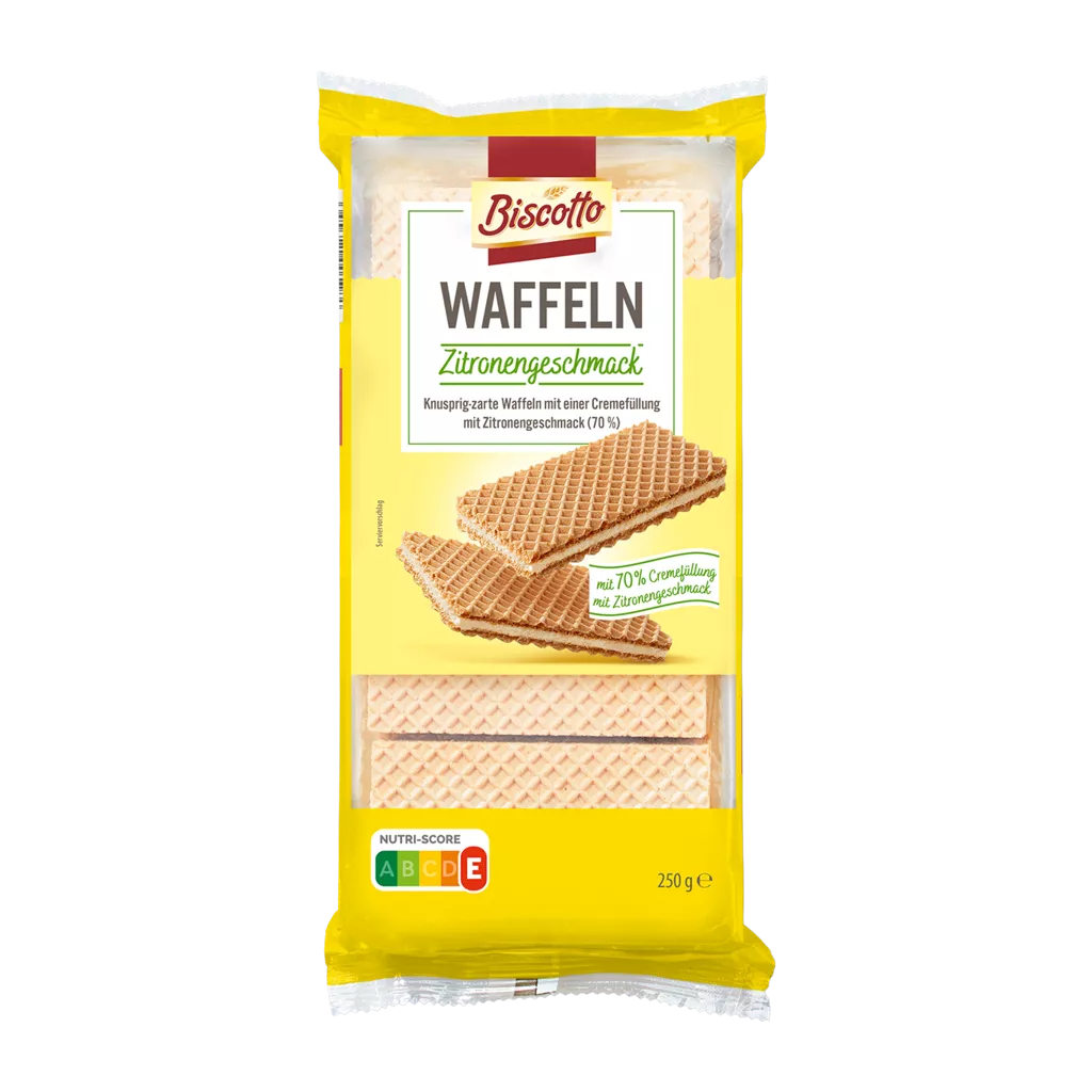 BISCOTTO Křupavé vafle citronové 250g