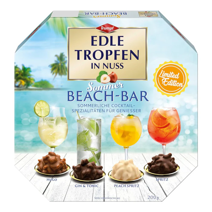 Trumpf Edle pralinky s oříšky sommer-beach bar 200g