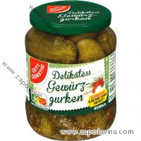 G+G Nakládané mini okurky jemně pikantní 350 ml