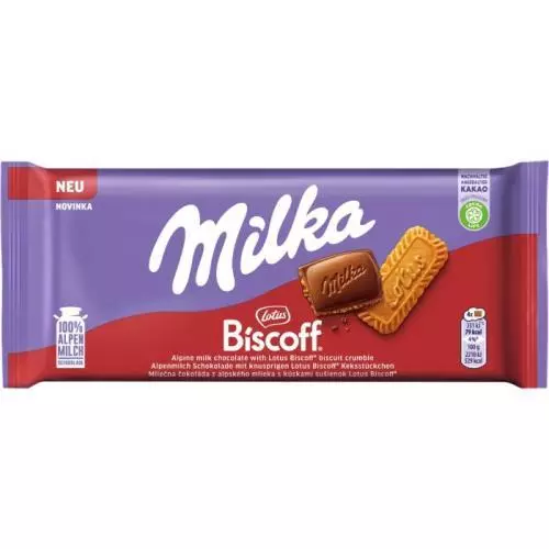 Milka biscoff lotus 90g