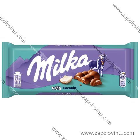 Milka Bubbly mléčná s porézní kokosovou náplní 97 g