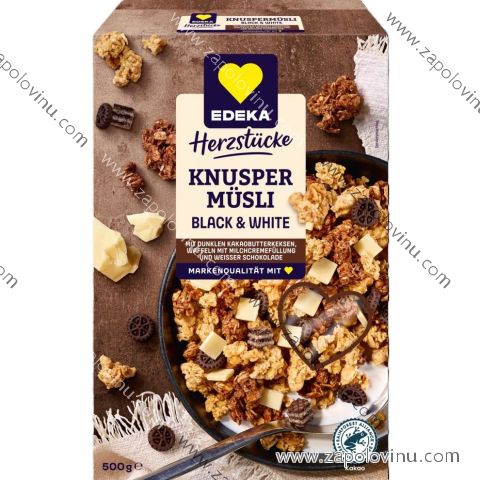 EDEKA Křupavé müsli Black + White 500g