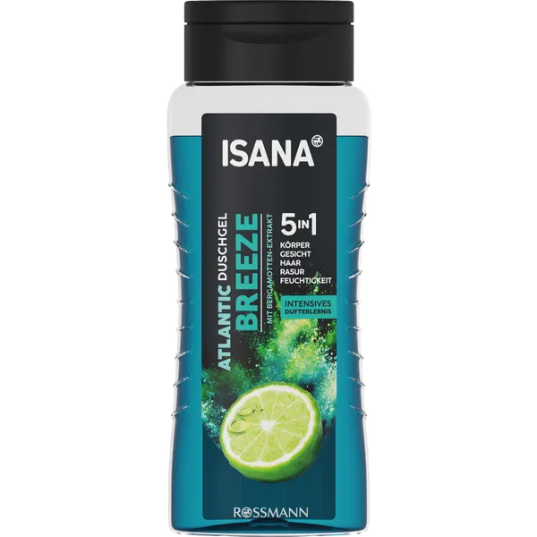 ISANA Men Sprchový gel 5in1 Atlantic Breeze 300 ml